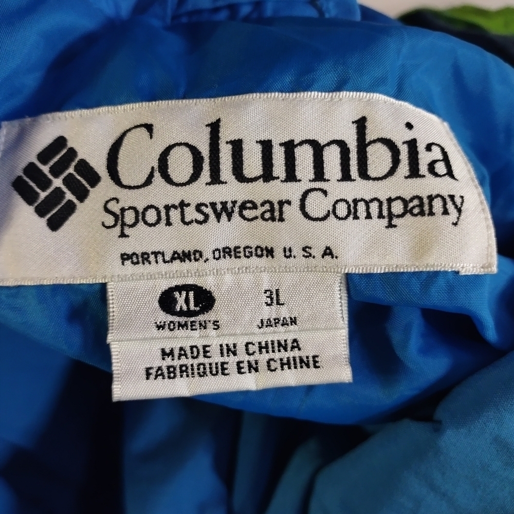 Columbia Women's 3-in-1 Jacket Blue Size XL Full Zip Removable Liner Insulated - Picture 10 of 11